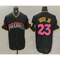 San Diego Padres #23 Fernando Tatis Jr Black 20th Anniversary Cool Base Stitched Baseball Jersey