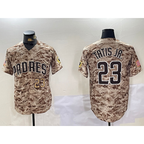 San Diego Padres #23 Fernando Tatis Jr Camo Stitched Cool Baseball Jersey