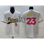 San Diego Padres #23 Fernando Tatis Jr White NEW 2023 City Connect Cool Base Stitched Baseball Jersey