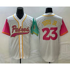 San Diego Padres #23 Fernando Tatis Jr White NEW 2023 City Connect Cool Base Stitched Baseball Jersey