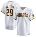 San Diego Padres #29 Brett Sullivan White 2024 Home Limited Baseball Stitched Baseball Jersey