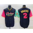 San Diego Padres #2 Xander Bogaerts 2022 Black City Connect Cool Base Stitched Baseball Jersey