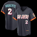 San Diego Padres #2 Xander Bogaerts Obsidian 2026 City Connect Stadium Baseball Jersey