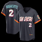 San Diego Padres #2 Xander Bogaerts Obsidian 2026 City Connect Stadium Baseball Jersey