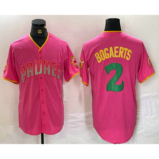 San Diego Padres #2 Xander Bogaerts Pink Fashion Baseball Jersey