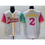 San Diego Padres #2 Xander Bogaerts White NEW 2023 City Connect Cool Base Stitched Baseball Jersey