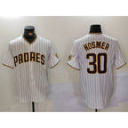 San Diego Padres #30 Eric Hosmer White Stitched Cool Baseball Jersey