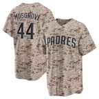 San Diego Padres #44 Joe Musgrove Camo USMC Alternate Replica Player Baseball Jersey