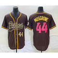 San Diego Padres #44 Joe Musgrove Number Brown NEW 2023 City Connect Cool Base Stitched Baseball Jersey