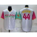San Diego Padres #44 Joe Musgrove White 2022 City Connect Cool Base Stitched Baseball Jersey
