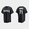 San Diego Padres #71 Josh Hader Black White Collection Baseball Jersey