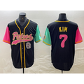 San Diego Padres #7 Ha Seong Kim Black NEW 2023 City Connect Cool Base Stitched Baseball Jersey