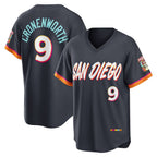 San Diego Padres #9 Jake Cronenworth Obsidian 2026 City Connect Stadium Baseball Jersey