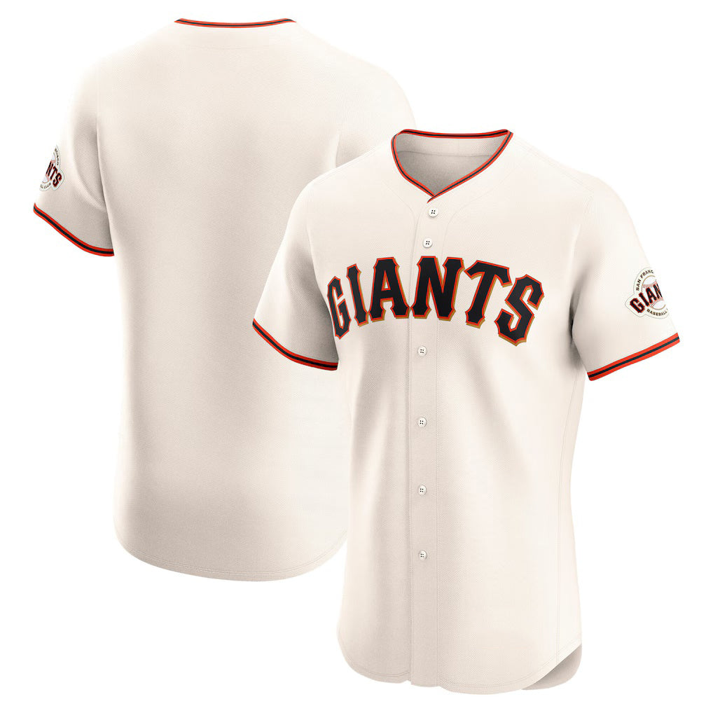 San Francisco Giants Cream Home Elite Baseball Jersey