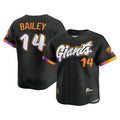 San Francisco Giants #14 Patrick Bailey Black 2025 City Connect Limited Stitched Baseball Jersey