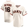 San Francisco Giants #16 Rafael Devers Cream Home Limited Player Baseball Jersey