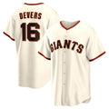 San Francisco Giants #16 Rafael Devers White Home Replica Player Baseball Jersey