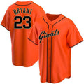 San Francisco Giants #23 Kris Bryant Orange Cool Baseball Jersey
