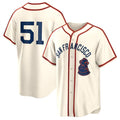 San Francisco Giants #51 Jung Hoo Lee Cream 2024 Rickwood Classic Stitched Baseball Jersey