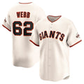 San Francisco Giants #62 Logan Webb Cream Home Limited Player Baseball Jersey