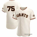 San Francisco Giants #75 Camilo Doval Cream Flex Base Stitched Baseball Jersey