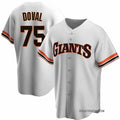 San Francisco Giants #75 Camilo Doval White Cool Base Stitched Baseball Jersey