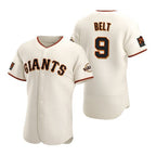 San Francisco Giants #9 Brandon Belt 2020 Baseball Cream Baseball Jersey
