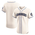 Seattle Mariners Cream Alternate Elite Baseball Jersey
