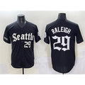 Seattle Mariners #29 Cal Raleigh Black 'Deep Sea Gothic Edition' Vapor Premier Limited Stitched Baseball Jersey