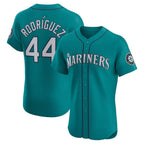 Seattle Mariners #44 Julio Rodríguez Teal Alternate Elite Baseball Jersey