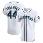 Seattle Mariners #44 Julio Rodríguez White Home Elite Baseball Jersey
