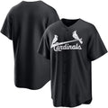 St. Louis Cardinals Black Replica Baseball Jersey