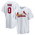 St. Louis Cardinals #0 Masyn Winn White Home Replica Baseball Jersey