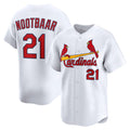St. Louis Cardinals #21 Lars Nootbaar White Home Limited Player Baseball Jersey