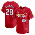 St. Louis Cardinals #28 Nolan Arenado Red 2024 City Connect Limited Player Baseball Jersey