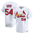 St. Louis Cardinals #54 Sonny Gray White Home Limited Player Baseball Jersey