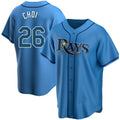 Tampa Bay Rays #26 Ji-Man Choi Light Blue Alternate  Replica Baseball Jersey