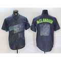 Tampa Bay Rays #18 Shane McClanahan Number Charcoal 2024 City Connect Limited Stitched Baseball Jersey