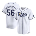 Tampa Bay Rays #56 Randy Arozarena White Home Limited Stitched Baseball Jersey