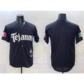 Texas Rangers Blank Black Mexico 2025 Vapor Premier Limited Stitched Baseball Jersey