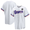 Texas Rangers Blank White 2023 World Series Stitched Baseball Jersey