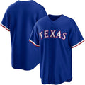 Texas Rangers Royal Alternate Replica Team Logo Baseball Jersey