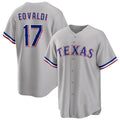 Texas Rangers #17 Nathan Eovaldi Gray Cool Base Stitched Baseball Jersey