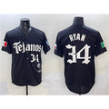 Texas Rangers #34 Nolan Ryan Black Mexico 2025 Vapor Premier Limited Stitched Baseball Jersey