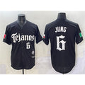 Texas Rangers #6 Josh Jung Black Mexico 2025 Vapor Premier Limited Stitched Baseball Jersey