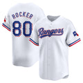 Texas Rangers #80 Kumar Rocker White Home Limited Player Baseball Jersey