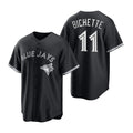 Toronto Blue Jays #11 Bo Bichette Black Stitched Cool Baseball Jersey