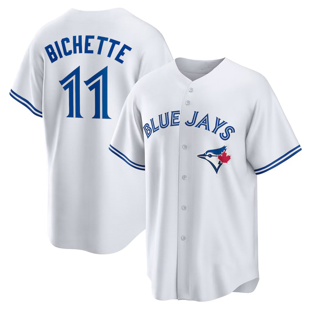 Toronto Blue Jays #11 Bo Bichette White Replica Player Baseball Jersey