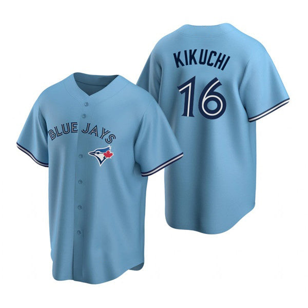 Toronto Blue Jays #16 Yusei Kikuchi Light Blue Cool Base Stitched Baseball Jersey