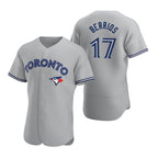 Toronto Blue Jays #17 Jose Berrios Gray Road Flex Base Player Baseball Jersey